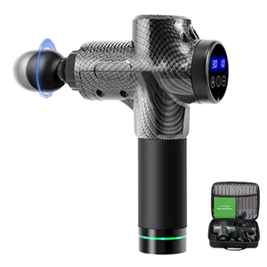 Pistola de masaje barata con pantalla táctil LCD para gimnasio, pistola de masaje con vibración para atletas, percusión de tejido profundo, pistola de masaje profesional para músculos - Product Image 1