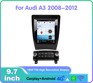 Krando 9.7 ''tesla Navigation Androidauto pour <span class=keywords><strong>Audi</strong></span> <span class=keywords><strong>A3</strong></span> <span class=keywords><strong>2008</strong></span> - 2012 <span class=keywords><strong>Autoradio</strong></span> sans fil Carplay DVD <span class=keywords><strong>GPS</strong></span> HD Écran 4G Wifi DSP - Product Image 2