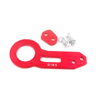 JDMotorsport88 T6061 Crochet de remorquage arrière universel en aluminium anodisé CNC pour voitures de course JDM