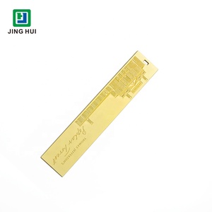 Gepersonaliseerde Aangepaste Ontwerp Bladwijzers Blanco Metalen Boekmerken Spuitgieten Goud Strook Vergulde Metalen Bladwijzer Metalen Ambachten - Product Image 3