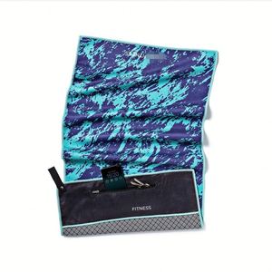 Serviettes de sport rafraîchissantes en microfibre tricotée personnalisées, couleur unie, écologiques, séchage rapide, antimicrobiennes pour la gym et le fitness - Product Image 4