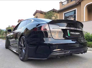 Kit de carrosserie avant et arrière pour <span class=keywords><strong>tesla</strong></span> <span class=keywords><strong>Model</strong></span> S, modèle S amélioré, style PD, kit de carrosserie d'aileron de pare-chocs avant et arrière - Product Image 4