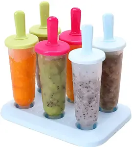Форма для мороженого ручной работы, детская пластиковая форма для мороженого с палочками