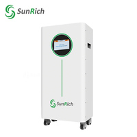 Batterie de stockage d'énergie domestique Sunrich 51.2V 314AH 16KWH LiFePO4 Lithium-ion de haute qualité pour système d'énergie solaire (ESS)