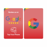Carte NFC Google Review : Carte intelligente pour laisser un avis, carte de visite connectée pour les avis Google