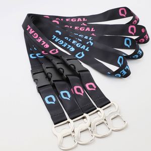 Low Moq Custom Logo Polyester Safety Breakaway Lanyards Neck Strap Sublimation Detachable Bottle Opener Lanyards - Product Image 1