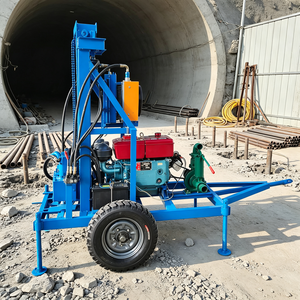 Petite plateforme de forage de puits d'eau à <span class=keywords><strong>vendre</strong></span>, profondeur 200m, avec pompe et outils de forage - Product Image 4