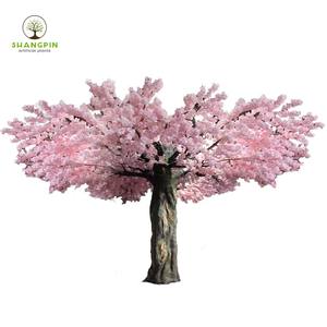 SHANGPIN مخصص اصنعها بنفسك شجرة ساكورا زهرة اصطناعية بلاستيكية كبيرة مزهرة فروع زهرة الكرز اليابانية شجرة الكرز القوسية - Product Image 2