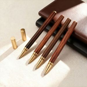 Hot-selling Eco-friendly Wooden Metal Ballpoint <b>Pen</b> with logo Slim Signature <b>Pen</b> Custom <b>Pen</b> for Corporate Gifts and Office Use - Product Image 4