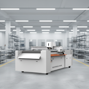 Máquina de corte con cámara CCD CNC JINAN para identificar la posición de cartón gris, cajas de cartón y cartón impreso - Product Image 2