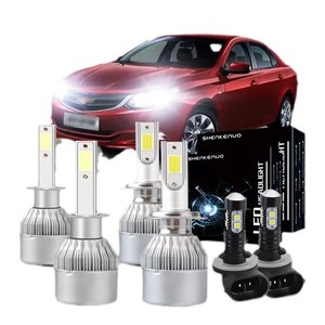 Compatible avec <span class=keywords><strong>Chevy</strong></span> <span class=keywords><strong>Silverado</strong></span> 1500 2500 3500, feux de route et de croisement, 2007 2008 2009 2010 2011 2012 2013 2014 2015, 6500K Blanc Powersport - Product Image 3