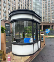 Kiosque temporaire portable très demandé, maison préfabriquée, casier de sécurité, poste de garde préfabriqué, conteneur de sécurité, camion-restaurant