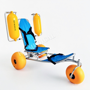 Silla de Ruedas Comercial KSM-SW4 para Playa con Cinturón de Seguridad, Fabricante Chino de Sillas de Ruedas para Accesibilidad en la Playa - Product Image 1