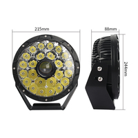 Nuevo Foco LED Redondo de 9 Pulgadas y 140W para 2026, Lente 4D IP67, 140 Vatios, 14700lm, Luz de Conducción Todoterreno para 4X4, SUV, ATV, UTV