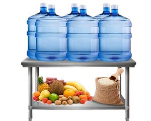 Geri ile 201 paslanmaz çelik restoran mutfak çalışma masası tezgah - Product Image 4