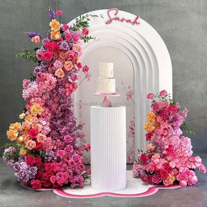 مبيعات مباشرة: حامل لوح KT جديد ، خلفيات مسرح ، إكسسوارات زفاف بعمود تلسكوبي - Product Image 6