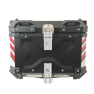 36L/45L/55L/65L/80L/100L universal aluminum box motorcycle top case black x-series waterproof motorcycle tail boxes