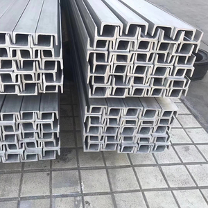 Barre en U standard EN polie à canal C en acier inoxydable anti-déformation de qualité 316 pour plates-formes industrielles coupe soudage pliage - Product Image 6