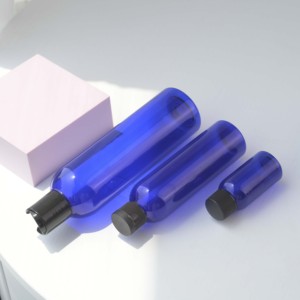 Bouteille PET bleue pour emballage de soins de la peau, corps personnalisable de 50ml 100ml 150ml - Product Image 5