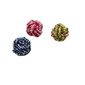 الصانع بالجملة جرو اللعب حبل صغير كرات الحيوانات الأليفة التسنين مضغ القطن لعبة تدريب الكرة - Product Image 2