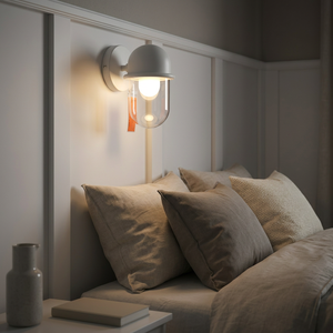 Lámpara de Pared Moderna T3442 con Pantalla de Cúpula Marrón, LED E27, Luz Blanca Cálida de 2700K, Cuerpo de Plástico, Montaje en Pared, 80lm/w, 1 Año de Garantía - Product Image 5