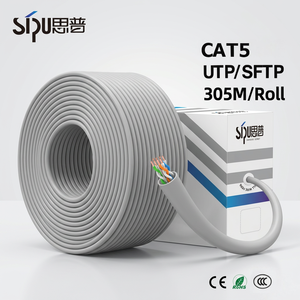 Sipu <span class=keywords><strong>ส</strong></span>ายเคเบิลเครือข่าย Cat5 UTP FTP จากทองแดงสายแลนข้อมูล Cat5e - Product Image 1