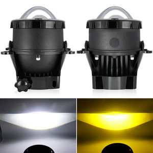 RGB แอพ LED โปรเจคเตอร์เลนส์ไฟตัดหมอก RGB 3.0 LED 3สีสำหรับ Honda Toyota VW <span class=keywords><strong>Jetta</strong></span> H11ไฟตัดหมอกพลังสูง110W - Product Image 6