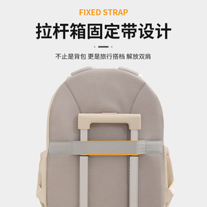 Ruitu Leather Backpack Large Capacity Laptop Compartment Unisex Everyday Use - Product Image 3