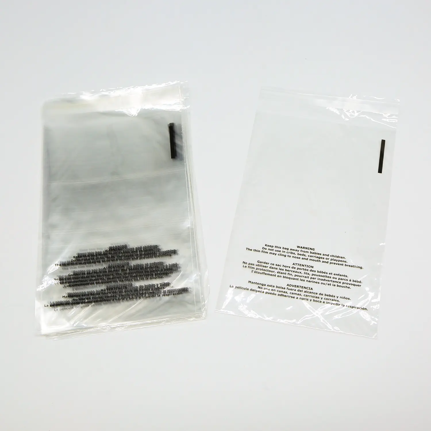 Biologisch abbaubare klare selbst klebende poly transparente PE-Kunststoff-Bekleidungs verpackungs tasche für Kleidung GRS