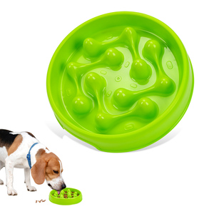 Gamelle interactive anti-glissement à motif ondulé en PP pour alimentation lente, matériau sûr et durable, pour toutes les races de chiens - Nouveauté 2026 - Product Image 1