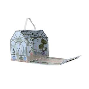 YZ sáng tạo xách tay đáng yêu cứng các tông cầm tay Hộp quà tặng có thể gập lại bao bì giấy với thiết kế thư mục độc đáo - Product Image 1