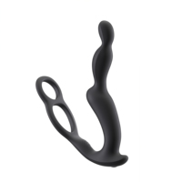 Anfänger-Trainingsset für Männer: Prostata-Sexspielzeug mit Fernbedienung, 10 Frequenzen, Penisring-Vibrator, Silikon-Perlen, Analplug, Butt Plugs