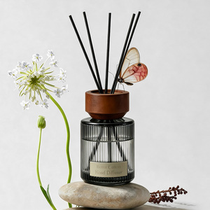 Difusor de Aromaterapia de Lujo con Varillas de Ratán, sin Fuego, con Aroma Duradero para <span class=keywords><strong>Dormitorio</strong></span> y Baño, Desodorante - Product Image 1