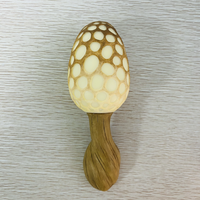 Applique murale LED champignon naturel, lumière de nuit, style ferme, détecteur de mouvement, blanc chaud, rechargeable, magnétique, suspendable, ambiance intérieure