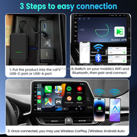 CarlinKit nuevo adaptador inalámbrico CarPlay Android Auto AI Box USB Dongle HD Screen Mirroring para aplicaciones de películas