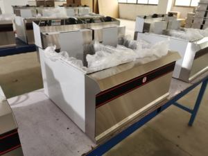 Friteuse électrique professionnelle à double cuve et double panier 16L, 5.6KW, pour frites, poulet, <span class=keywords><strong>poisson</strong></span>, snack-bars et restaurants - Product Image 2