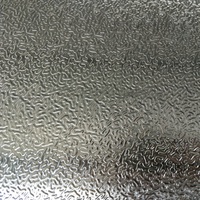 Warna dapat disesuaikan 1050 3003 5052 0.2 - 1.5mm ketebalan pola kulit jeruk Stucco timbul lembar koil aluminium