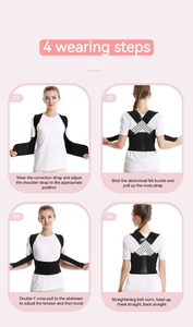 Corrector de Postura Ajustable, Cinturón de Soporte de Clavícula, Material Transpirable y Ecológico para Corrección de Joroba y Soporte de Espalda - Product Image 5