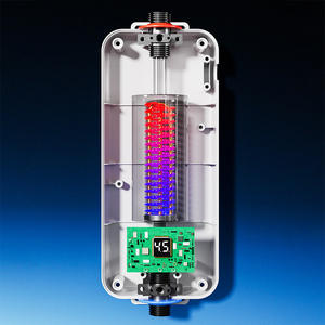 سخان مياه فوري كهربائي ذكي صغير بقدرة 5500 واط، سخان جيسير بدون خزان للمطبخ والحمام يتم تركيبه تحت الحوض ومناسب للاستحمام - Product Image 6