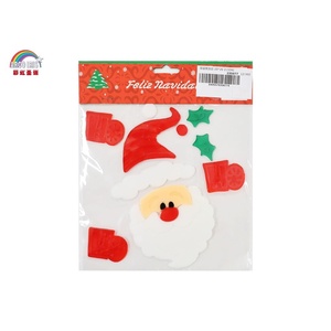 Adesivo di Natale in pasta di vetro 20x20 215041-adesivi natalizi