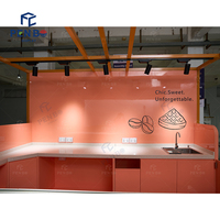 Kiosque de restauration de rue moderne à vendre, idées de conception de stand alimentaire modulaire personnalisé et solutions pour les cafés de détail