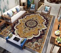 Tapis d'intérieur modernes super doux, fabriqués à la machine, écologiques et antibactériens pour le salon