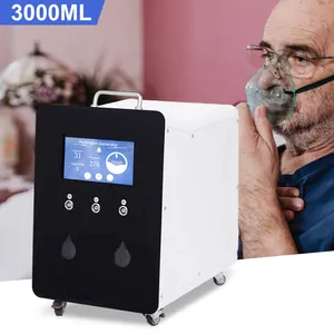 Home PEM 600ml 900ml H2 Generator Machine 1500ml Browns Gas Generator Portable 3000ml Hydrogen Inhalation Machine for Breathing