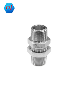 Raccords hydrauliques NPT haute pression en acier inoxydable, connecteur hydraulique mâle NPT, adaptateur droit traversant NPT - Product Image 3