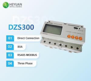 Three Phase AC <strong>Multi</strong> Function <strong>Data</strong> <strong>Logger</strong> Smart Wall-Mounted KWh Energy Meter with Modbus RTU/DL645 Communication and RS485 - Product Image 2