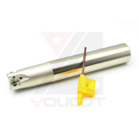 MFH03R25D25d150L4T Porte-outil de fraisage rapide pour centre d'usinage, compatible avec plaquettes LOGU0303, pour usinage CNC haute vitesse