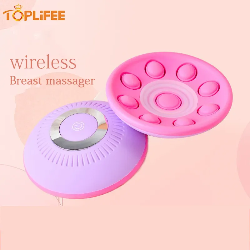 Home Use Wireless Multifunctional Massage Vibration Beauty Equipment Chest Lactation Breast Massager