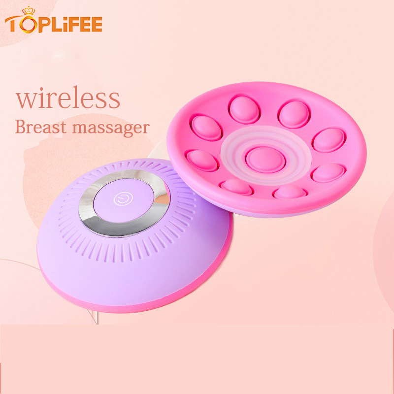 Home Use Wireless Multifunctional Massage Vibration Beauty Equipment Chest Lactation Breast Massager