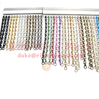 Rideau en chaîne décorative en aluminium, draperie en maille métallique pour salon, chambre, porte, fenêtre, séparateur de pièce, décoration intérieure