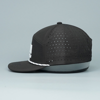 Casquettes de sport personnalisées à 6 ou 7 panneaux avec logo, dos imperméable, perforations découpées au laser, casquette de baseball haute performance, Gorras, casquette de golf, casquette trucker